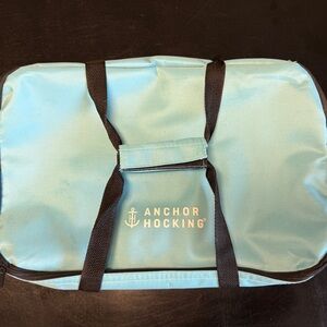 Anchor Hocking Light Blue Insulated Bag